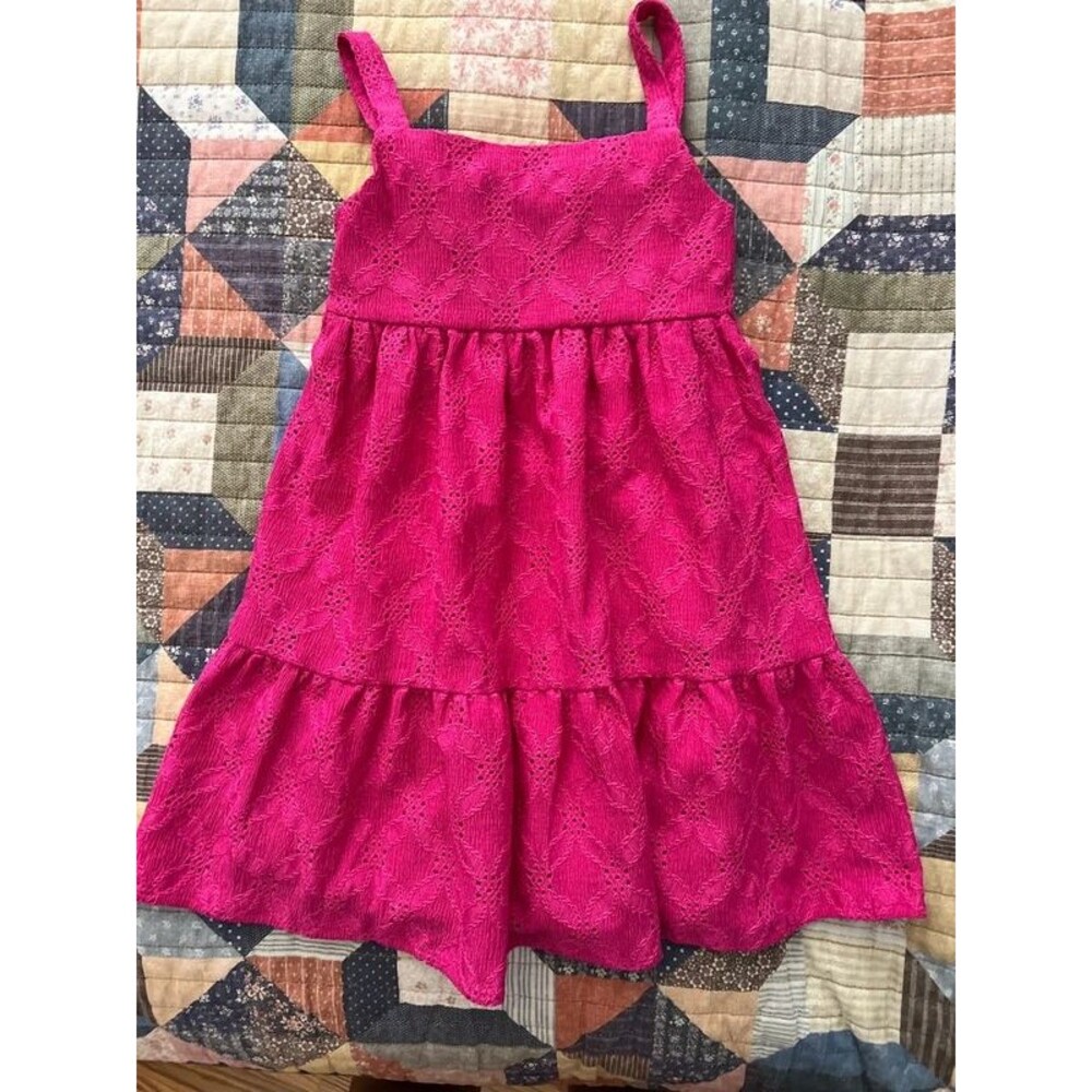 The Children’s Place Girls Tank Dress with Big Back Bow Size 5/6 NWT